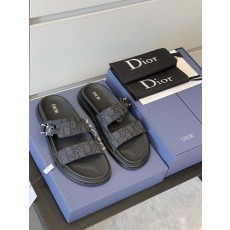 DIOR Aqua 남성 교차 스트랩 캔버스 샌들 001-196941