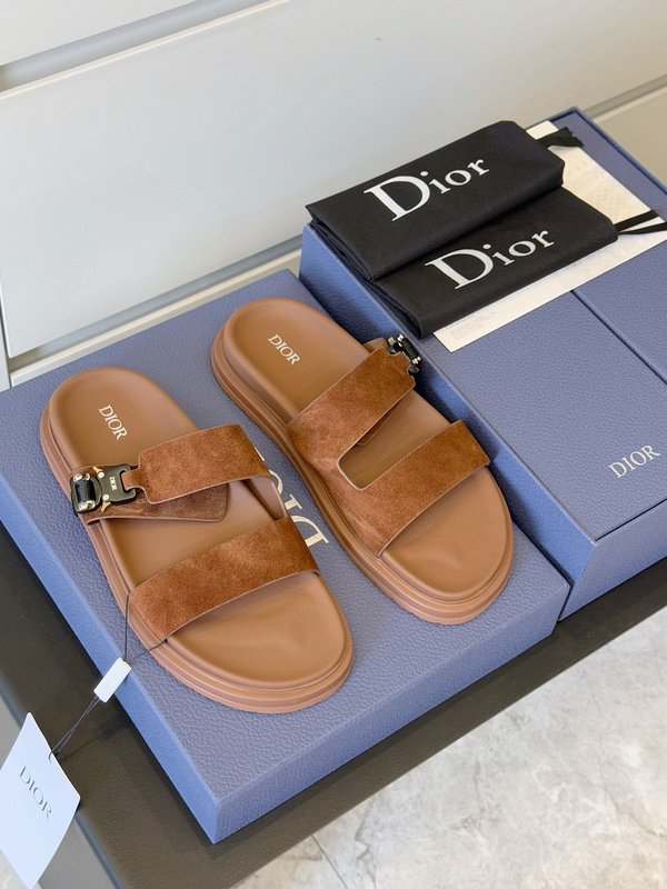 DIOR Aqua 남성 교차 스트랩 샌들 001-196943
