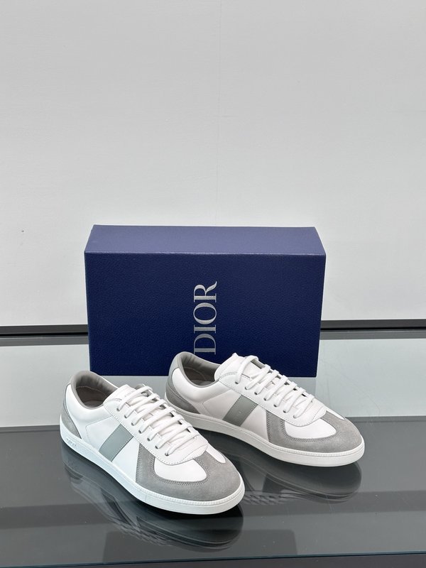 Dior B01 누벅 가죽 스니커즈 001-196986