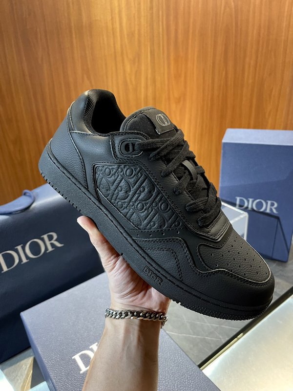 Dior B27 로우탑 가죽 스니커즈 001-197027