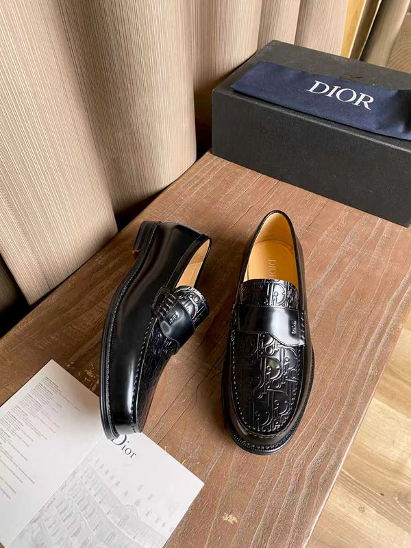 Dior 남성 수입 송아지 가죽 비즈니스 구두 001-197091