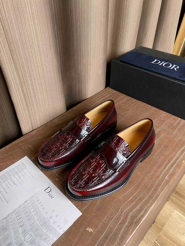 Dior 남성 수입 송아지 가죽 수제 구두 001-197092