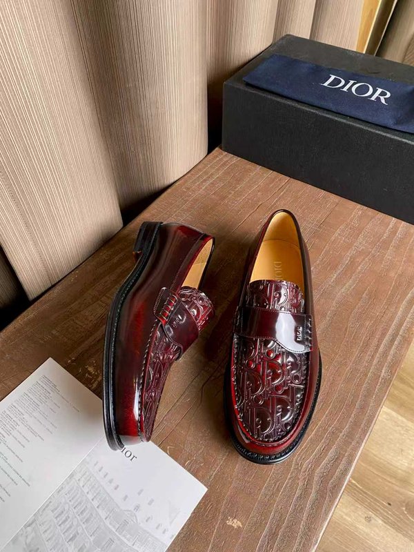 Dior 남성 수입 송아지 가죽 수제 구두 001-197092