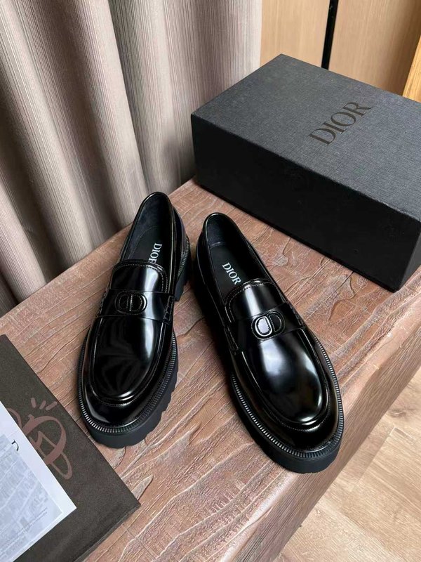 Dior 남성 수입 송아지 가죽 비즈니스 구두 001-197097