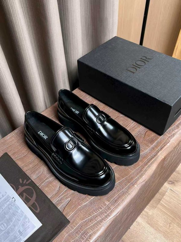 Dior 남성 수입 송아지 가죽 비즈니스 구두 001-197097