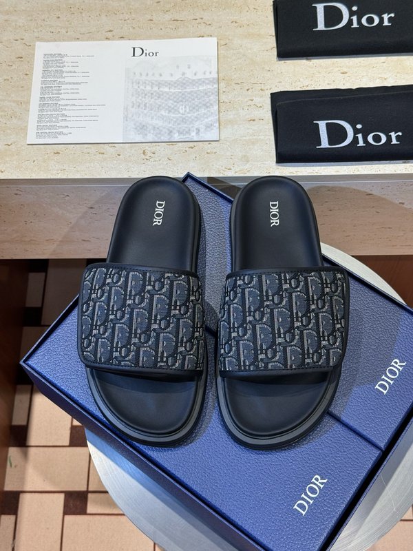 DIOR Aqua 남성 캔버스 샌들 001-197131
