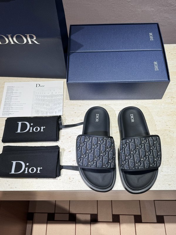 DIOR Aqua 남성 캔버스 샌들 001-197131