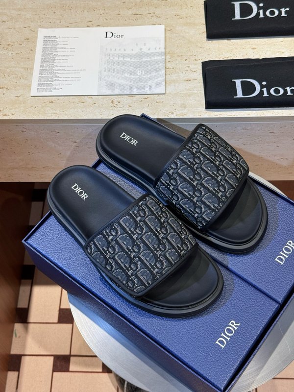 DIOR Aqua 남성 캔버스 샌들 001-197131