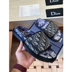 DIOR Aqua 남성 프린트 슬리퍼 001-197135