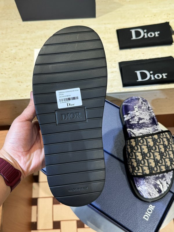 DIOR Aqua 남성 프린트 슬리퍼 001-197135