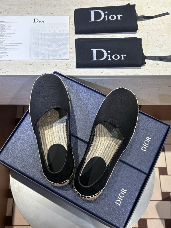Dior 최고 버전 어부 신발 3D 자수 수제 001-197137