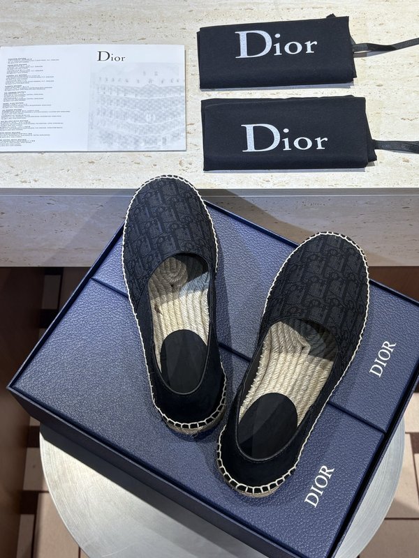 Dior 최고 에스파드리유 3D 자수 마끈 001-197138