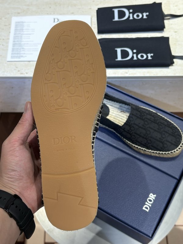Dior 최고 에스파드리유 3D 자수 마끈 001-197138