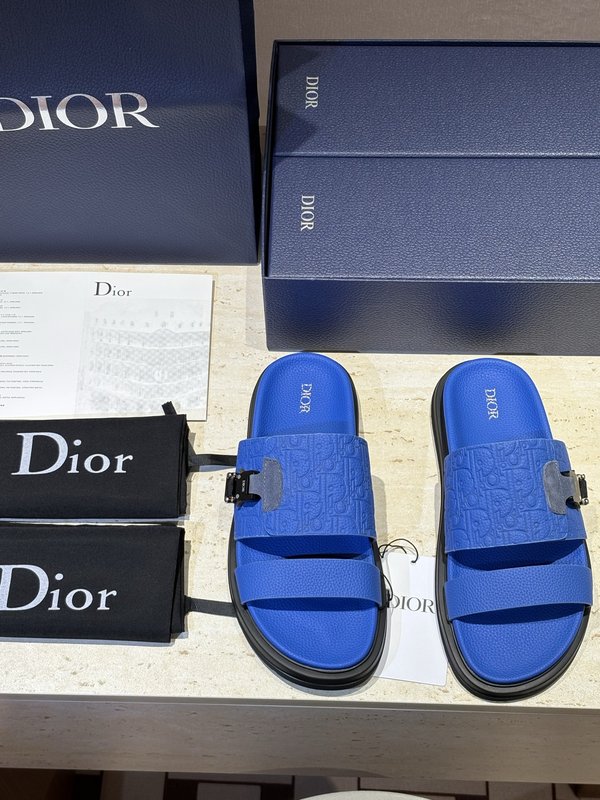 Dior Aqua 남성 크로스 밴드 슬리퍼 샌들 001-197140