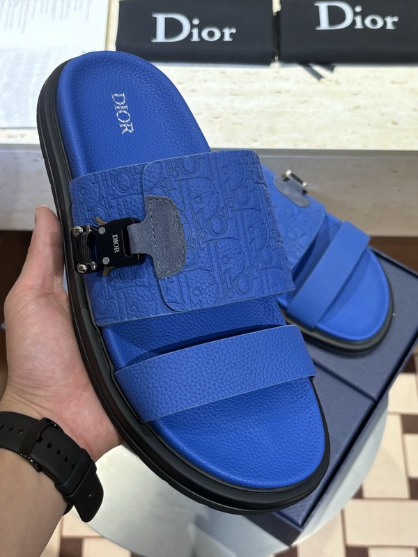 Dior Aqua 남성 크로스 밴드 슬리퍼 샌들 001-197140