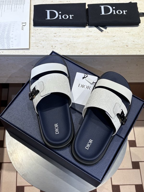 Dior Aqua 남성 캔버스 샌들 001-197142