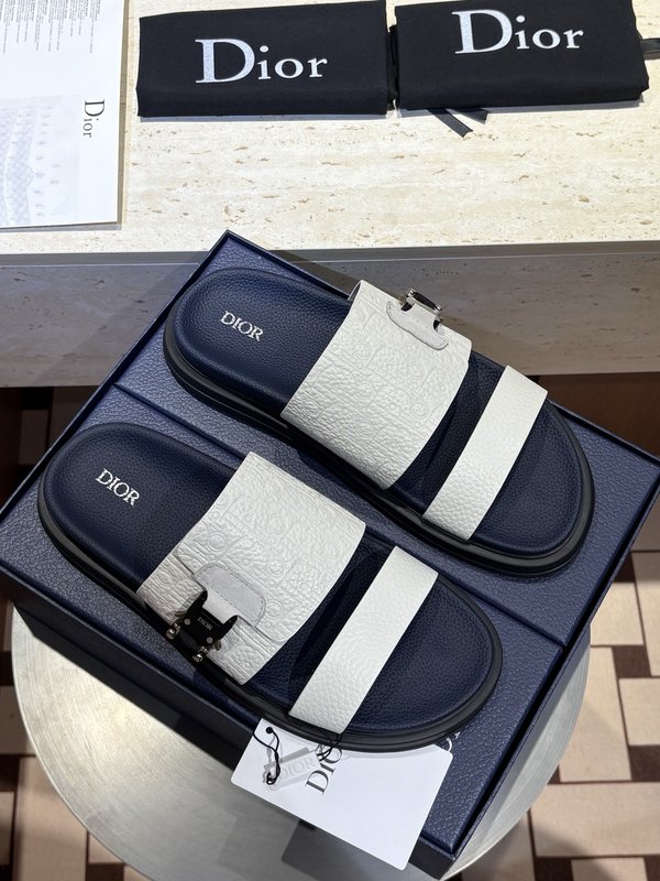 Dior Aqua 남성 캔버스 샌들 001-197142