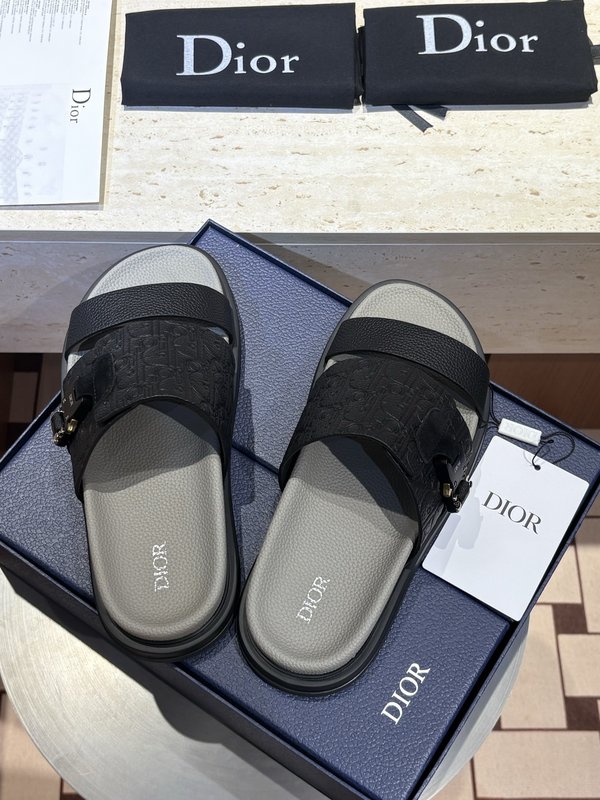 Dior Aqua 남성 크로스 밴드 샌들 슬리퍼 001-197146
