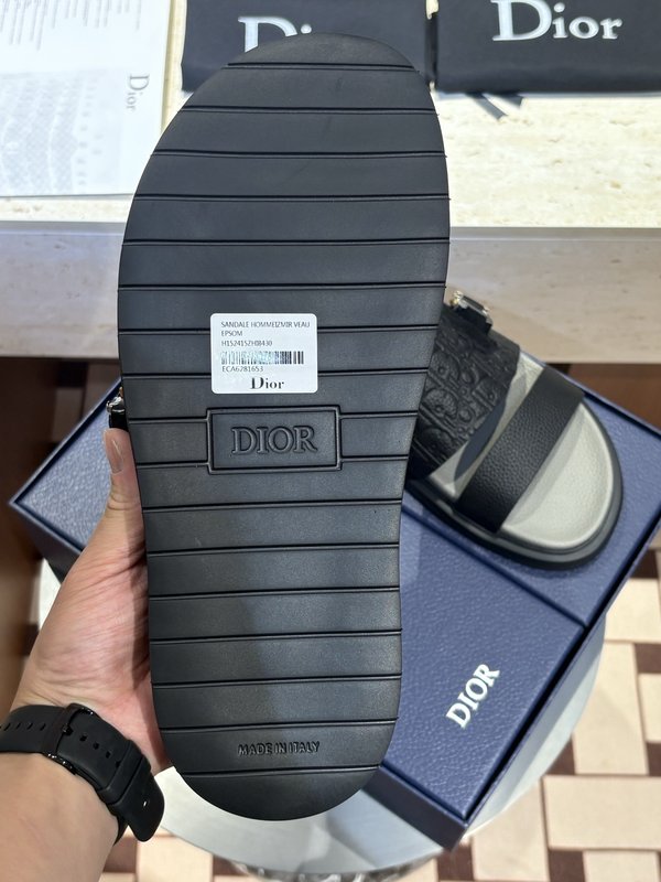 Dior Aqua 남성 크로스 밴드 샌들 슬리퍼 001-197146