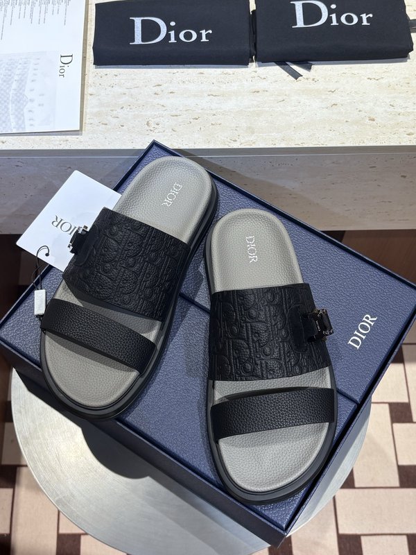 Dior Aqua 남성 크로스 밴드 샌들 슬리퍼 001-197146