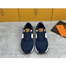 TOD'S 스웨이드 가죽 패브릭 운동화 001-197175