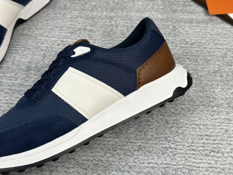 TOD'S 스웨이드 가죽 패브릭 운동화 001-197175