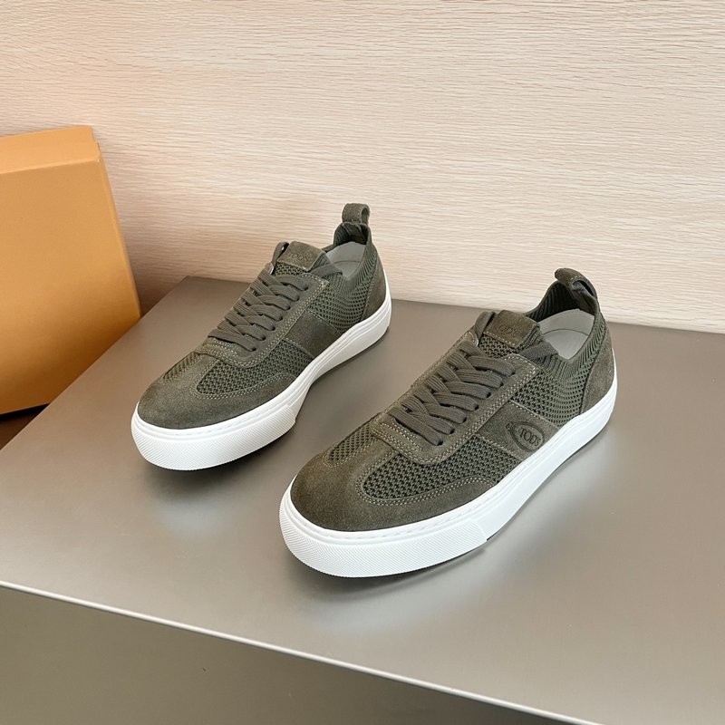 TOD'S 토즈 남성 패브릭 스웨이드 운동화 001-197183