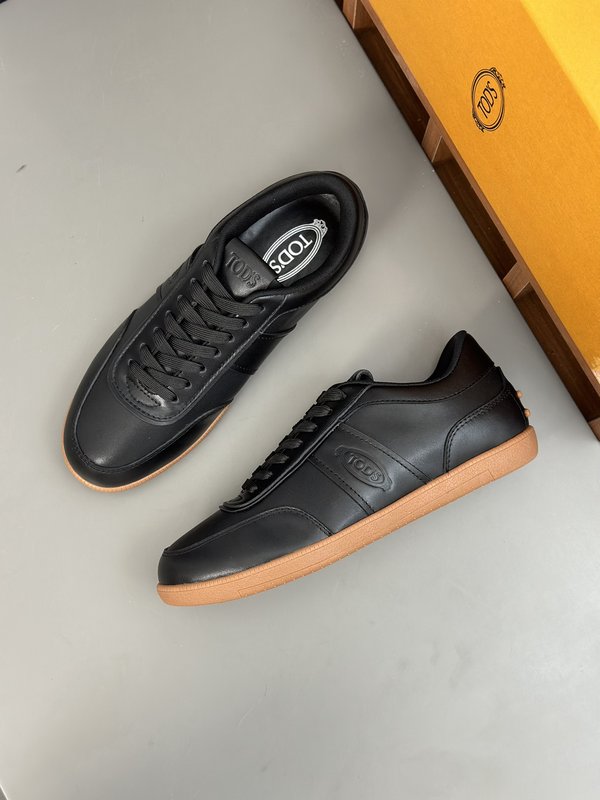 TODS No_ Code 패브릭 가죽 스니커즈 001-197184