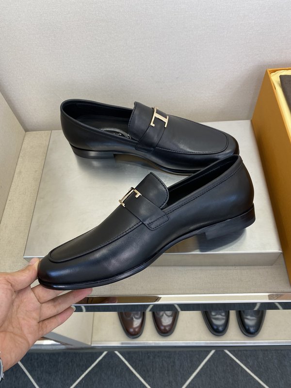TODS 런웨이 더비 슈즈 가죽 바닥 001-197216