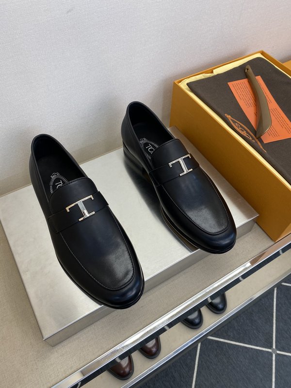 TODS 런웨이 더비 슈즈 가죽 바닥 001-197216