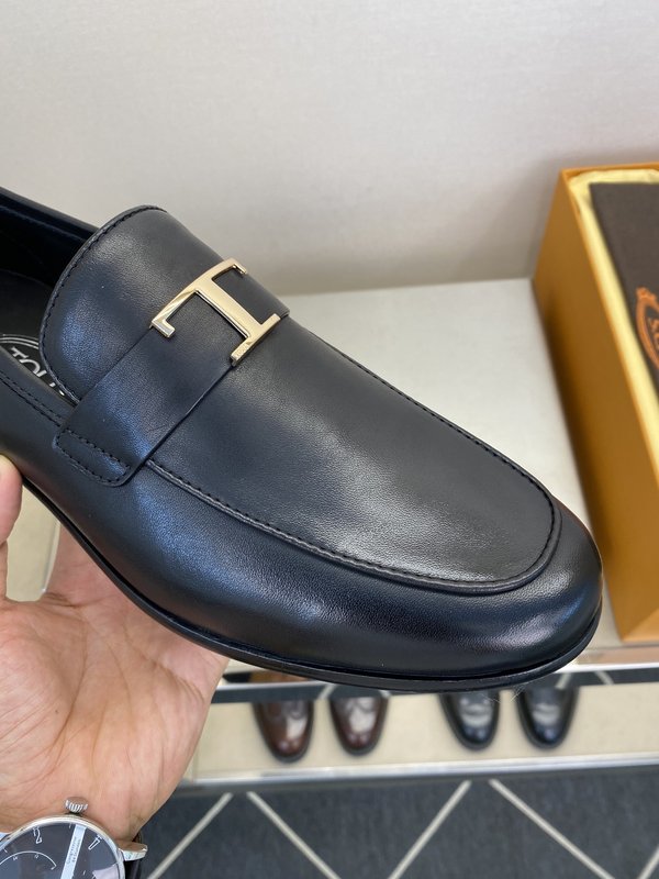 TODS 런웨이 더비 슈즈 가죽 바닥 001-197216