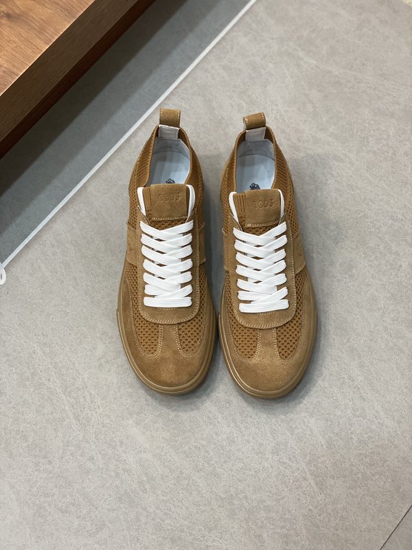 Tods 남성 니트 스플라이싱 운동화 001-197218
