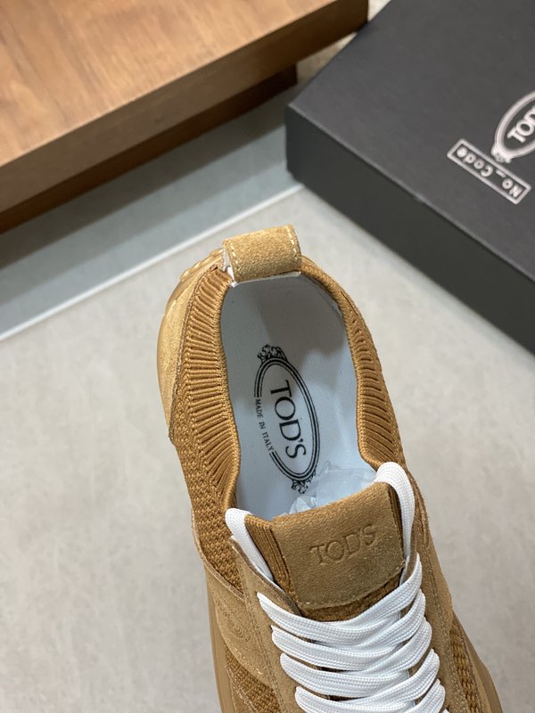 Tods 남성 니트 스플라이싱 운동화 001-197218