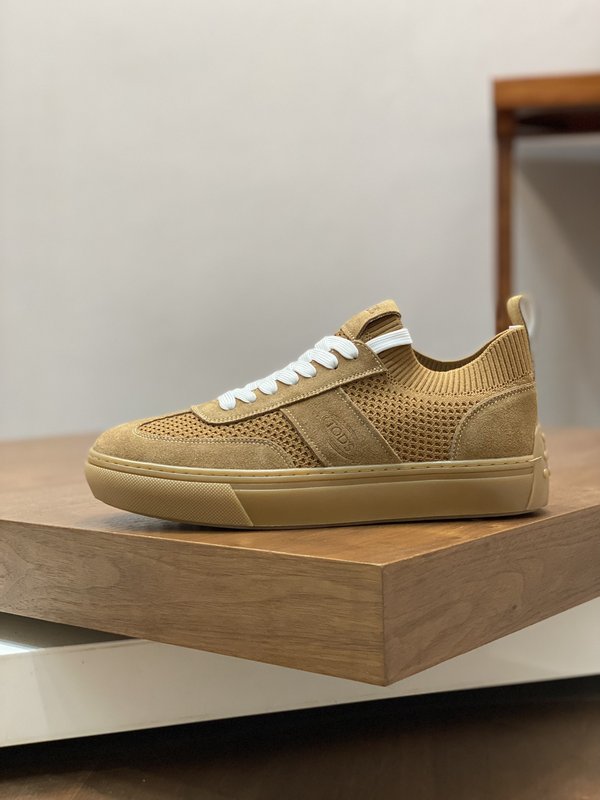Tods 남성 니트 스플라이싱 운동화 001-197218