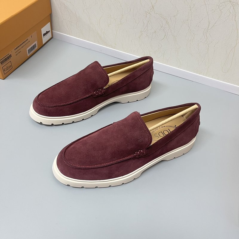 Tods 스웨이드 로퍼 고무 도트 솔 001-197224