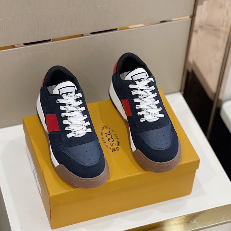 Tods 남성 가죽 패치 운동화 001-197234