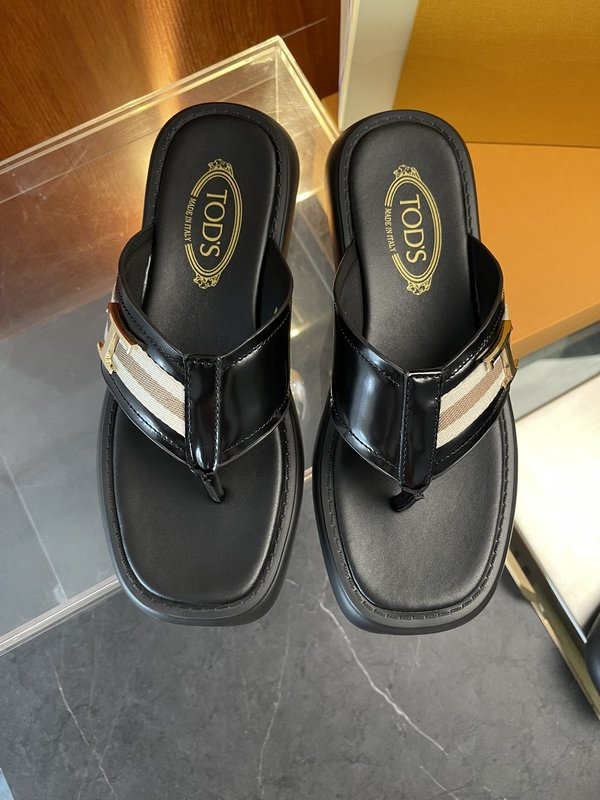 TOD'S 2022春夏 가죽 샌들 슬리퍼 001-197236