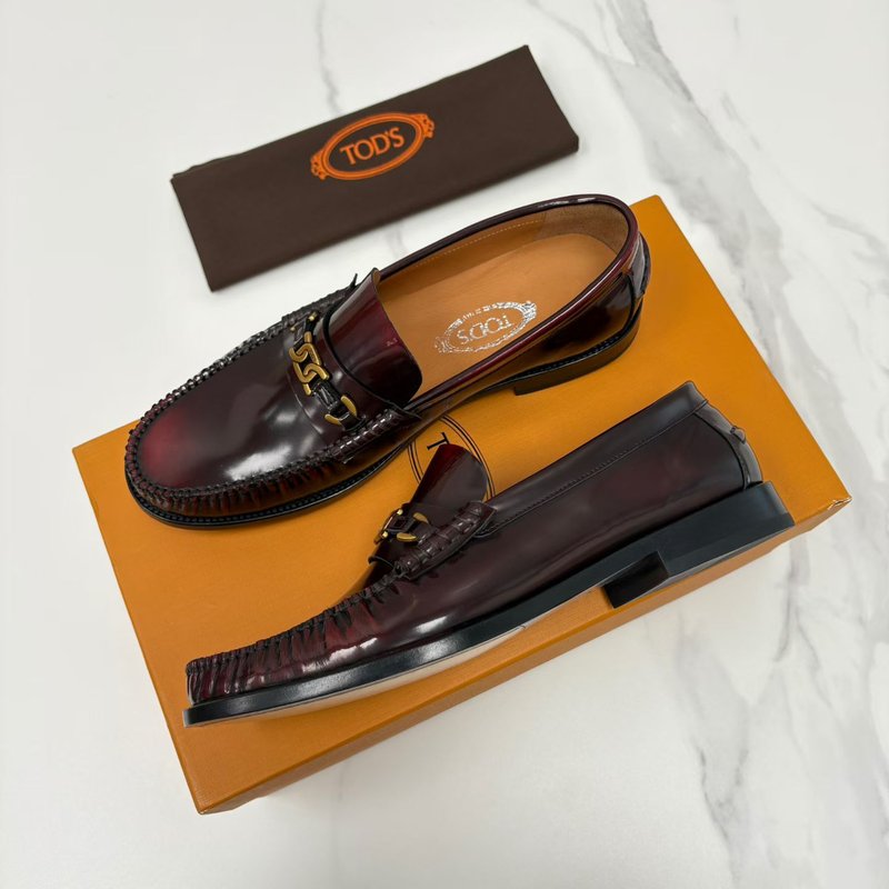 TOD'S 남성 클래식 비즈니스 로퍼 가죽 신발 001-197263