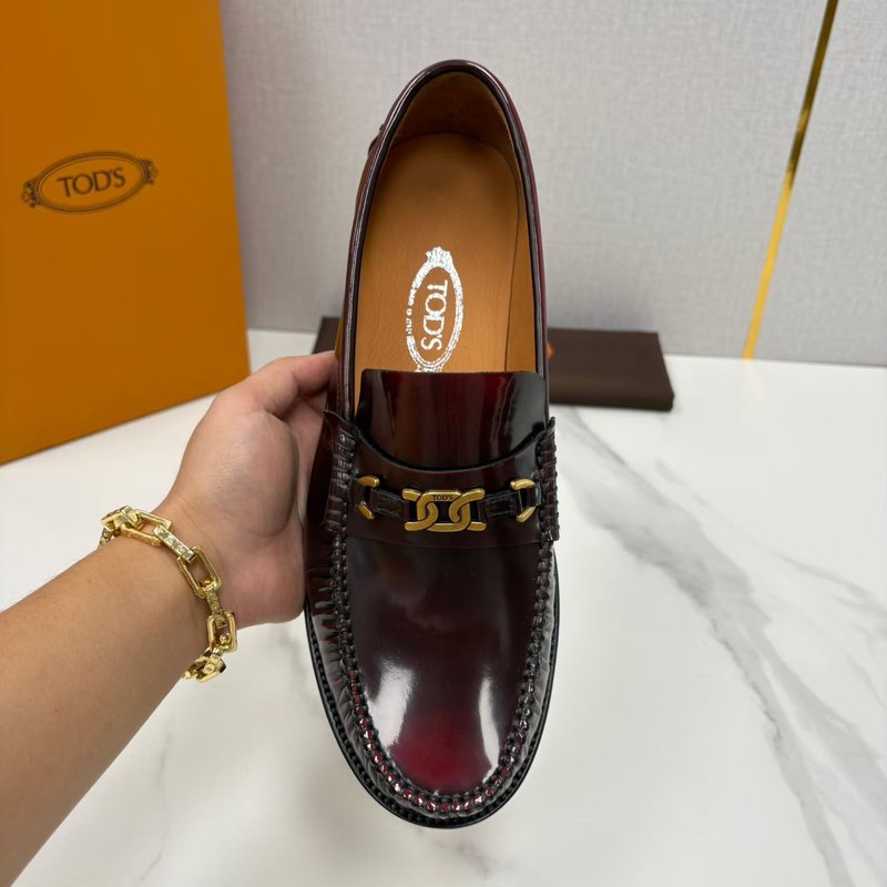 TOD'S 남성 클래식 비즈니스 로퍼 가죽 신발 001-197263