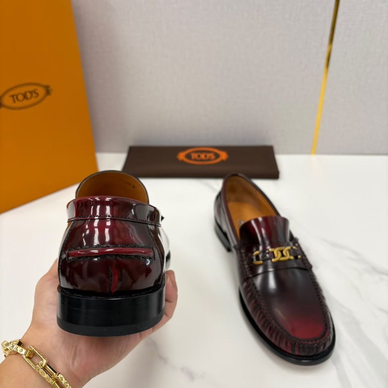 TOD'S 남성 클래식 비즈니스 로퍼 가죽 신발 001-197263