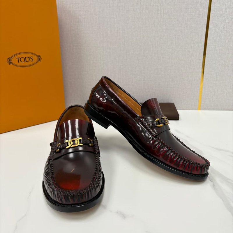 TOD'S 남성 클래식 비즈니스 로퍼 가죽 신발 001-197263