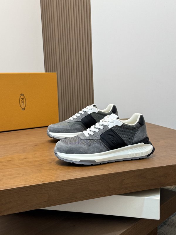 TODS 남성 이탈리아 실크 소 가죽 캐주얼 슈즈 001-197272