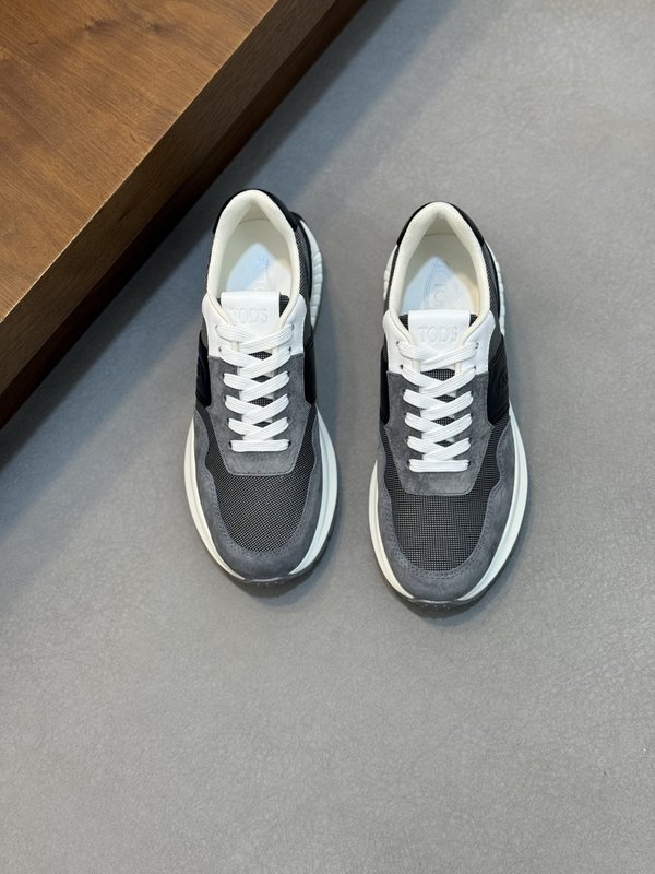 TODS 남성 이탈리아 실크 소 가죽 캐주얼 슈즈 001-197272