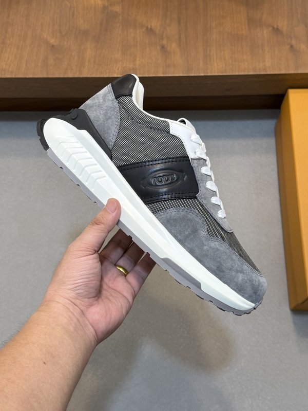 TODS 남성 이탈리아 실크 소 가죽 캐주얼 슈즈 001-197272