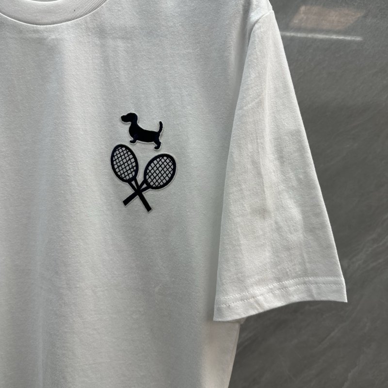Thom Browne 강아지 자수 반팔 001-197327