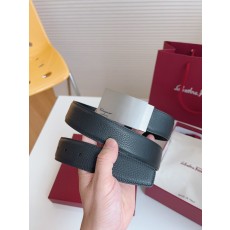 페라가모 우아한 버클 가죽 벨트 001-197404