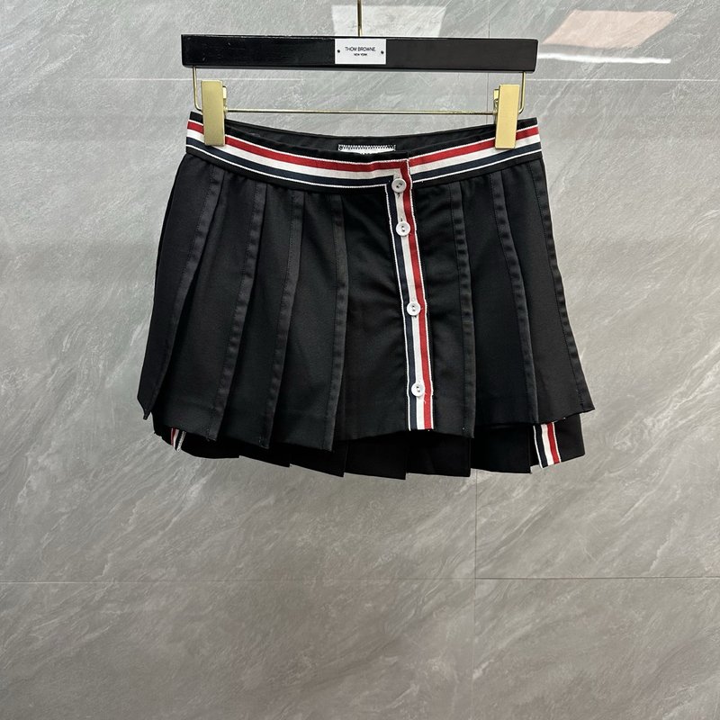 Thom Browne 여성 울 플리츠 스커트 001-197512