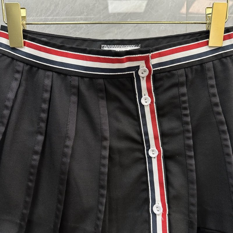 Thom Browne 여성 울 플리츠 스커트 001-197512