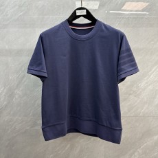 톰 브라운 4 바 스트라이프 라운드 티셔츠 001-197537