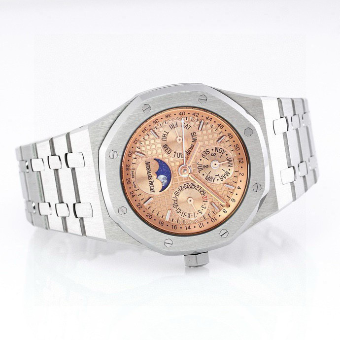 오데마 피게 로얄 오크 퍼페추얼 캘린더 시계 001-198210